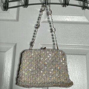 Vintage beaded mini handbag